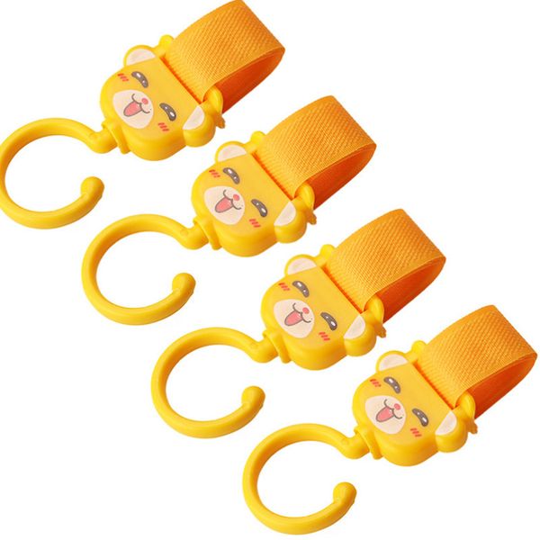 2 PCs/set Futrinheiro de animal de animal fofo Gancho de carrinho de bebê Acessórios de gancho de gancho de gancho