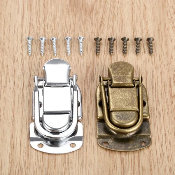 Dreld 1pc 67*34m Vintage Metall Lock Bast Box Geschenkbox Koffer Hülle Schnallen HaSP Latch Catch Clasp Furniture Hardware umschalten