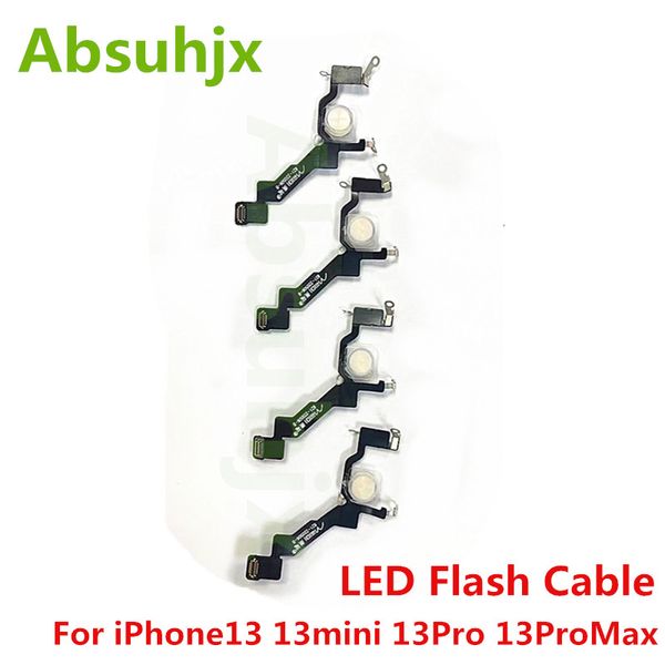 ABSUHJX 1PCS LED Flash Light Sensor Flex Cable Repair Peças para iPhone 13 mini 14 Pro Max 14Plus Proximity Distância ambiente
