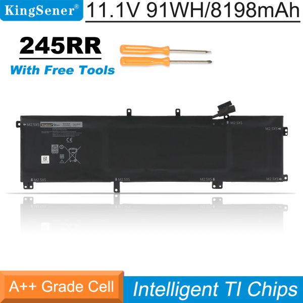 Batteries Kingsener 91WH 245RR Bateria de laptop para Dell XPS 15 9530 9535 Série para Dell Precision M3800 TOTRM H76MV 7D1WJ FERRAMENTAS GRATUITAS