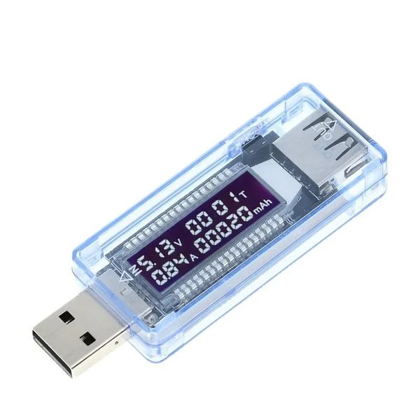 USB Şarj Cihazı Test Cihazı Doktor Voltaj Akım Sayacı Voltmetre Ammetre Pil Kapasite Test Cihazı Mobil Güç Dedektörü Kapasite Test Cihazı