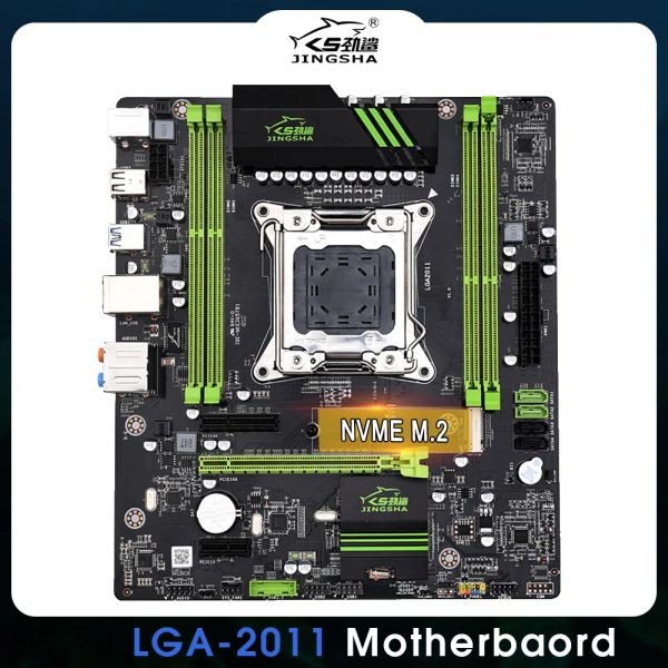 Материнские платы Jingsha x79 Материнская плата Matx Gaming LGA 2011 Четверть каналы 4*DDR3 ECC REG RAM до 64 ГБ Поддержка E5 -серия CPU PCIE 16X