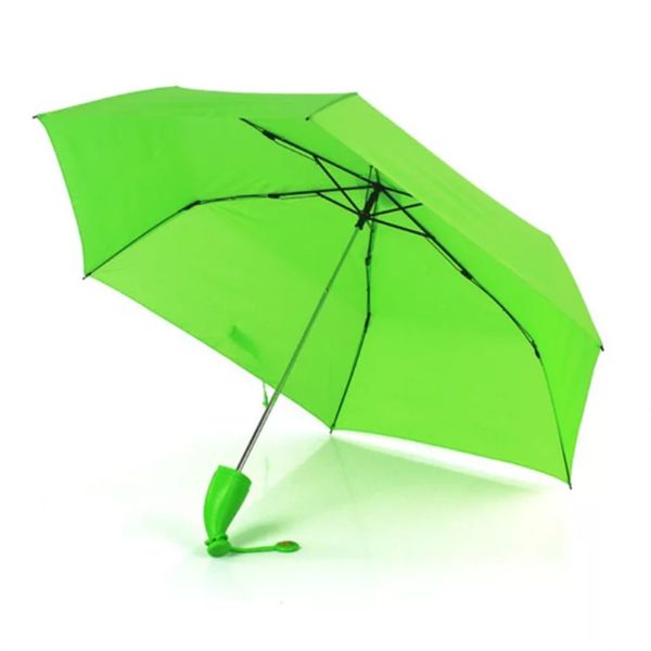 Mini dobrável protable Banana Rain Umbrella à prova de vento guarda -chuva criativa de frutas para homens, homens fofos de guarda -chuvas à prova de vento