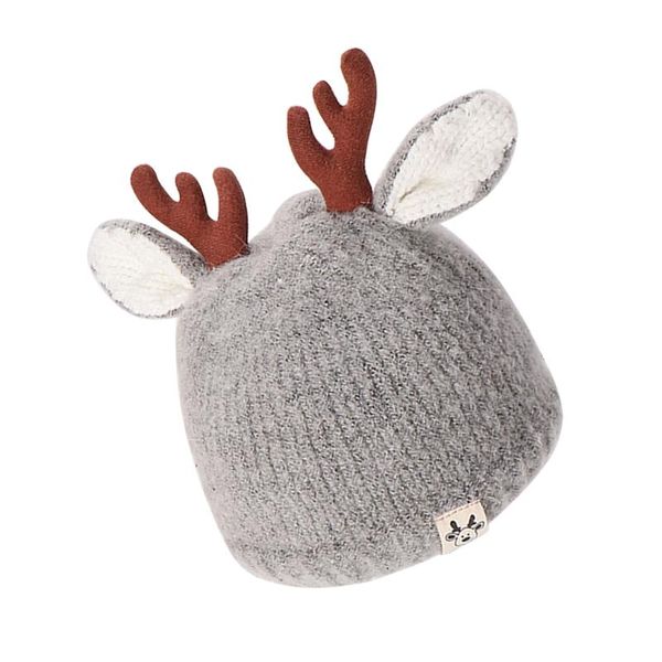 Cappello Beanie Christmas Knit Kids Baby Winter Winter Antler Knitted Cap Bash Children