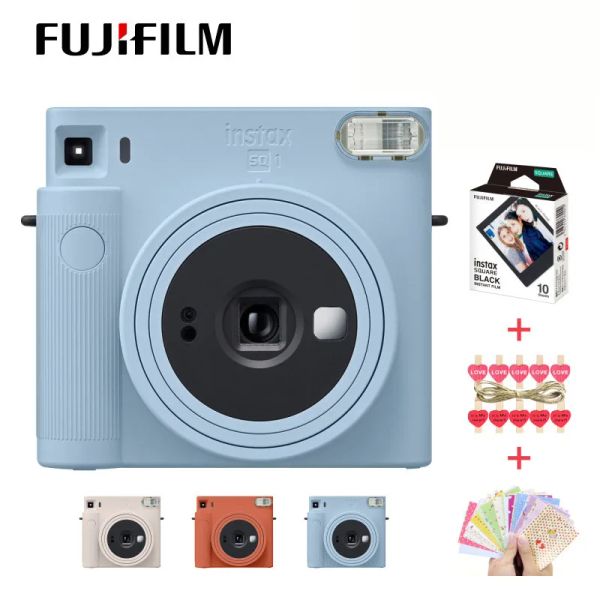 Kamera Original Ankunft Fujifilm Instax Square SQ1 Hybrid Instant fim Photo Kamera Farbe Blau Terrakotta Orange Instant Film