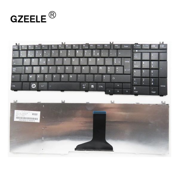 Teclados teclados de laptop francês para o satélite Toshiba C650 C655 C655D C660 C670 L650 L655 L670 L675 L750 L755 L755D FR AZERTY