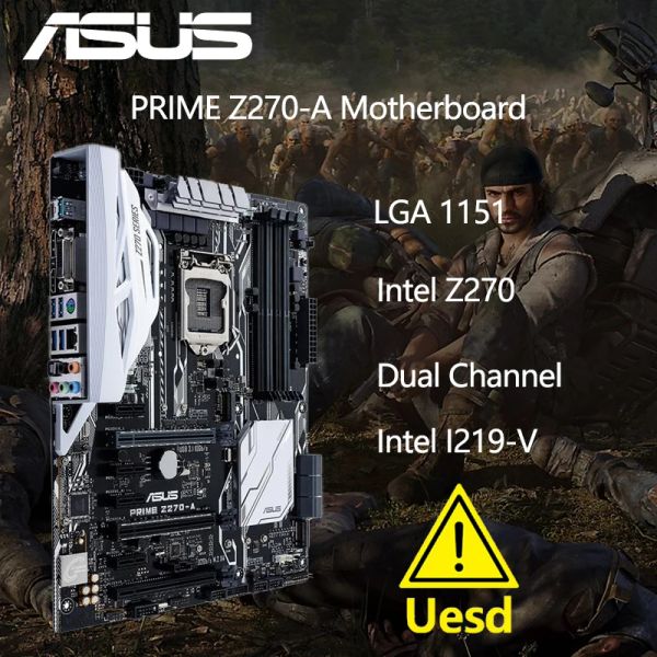 Motherboards Asus Prime Z270A Motherboard LGA 1151 DDR4 USB3.1 64 GB Z270 Desktop Motherboard