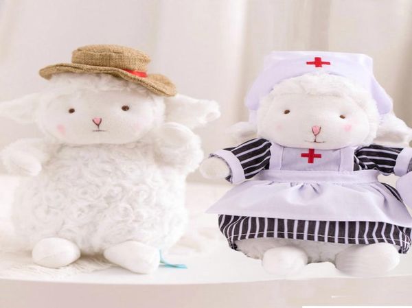 Molho de cosplay de alta qualidade Lamb Plush Toy Doctor Wolf Frog Duck Bunny Teddy Bear Suit Sheep Byled Animal Baby Apacase Doll9709258