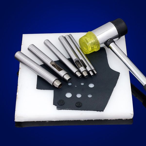 0,5-20 mm hochwertiges Leder-Bastelloch-Stanzwerkzeug Rundes Stahlmesser für Gurte Papiertüte Metalldichtungen Plastik Puncher