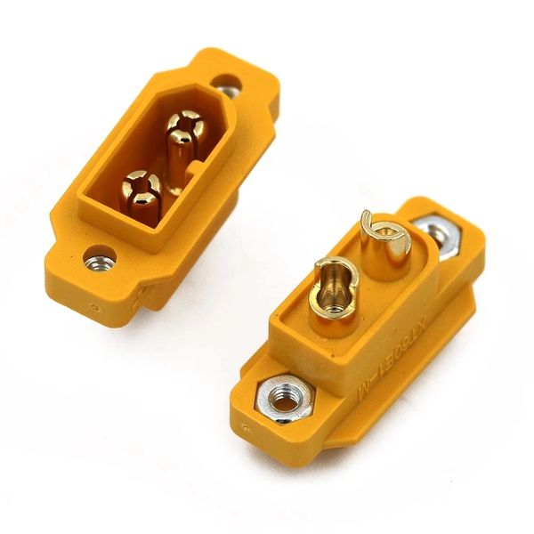 AMASS XT60E-M XT60E-F XT60EW-M Plug Plug Pets Plug Felted Conector para acessórios de drones de aeronaves RC (2pcs/10pcs)