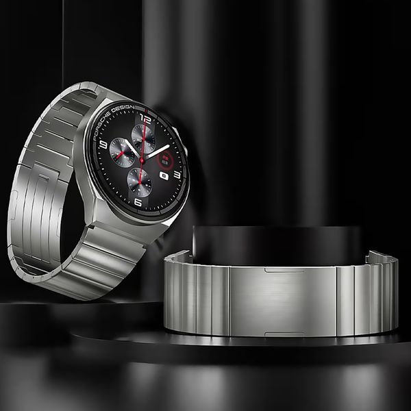 Роскошная титановая металлическая часовая полоса для Huawei Watch 4 3 Pro GT4 GT3 2 Pro SE 46 мм запясть