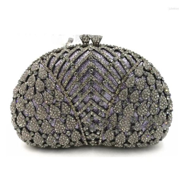 Totes Rosa/preto Crystal embreagem bolsas noturnas para festas de casamento Bolsas de coquetel de festa de garotas bolsas de ombro de diamante de diamante de diamante nupcial