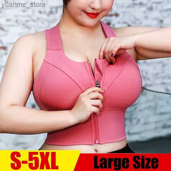 Йога наряды облачная прятка Big Groud Sports Bra High Support S-5xl нижнее белье для женских женских фитнес-майки плюс размер рубашка y240410