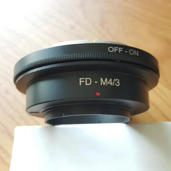 Acessórios Adaptador de lente de câmera manual completa FDM4/3 para lente antiga Canon FD para Olympus Panasonic GH3 GF7 GF8 GX7 EM10 EM5 M4/3 Câmera