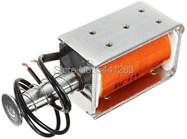 VS1 AC/DC 12V 24 V 110 V 220 V 35 mm langer Hub -Druck -Ziehen Magnet kleiner elektromagnetischer elektrischer Magnet