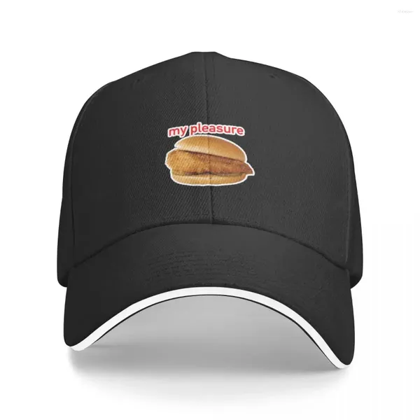 Ballkappen mein Vergnügen Hühnchen -Sandwich -Hemd und Baseballmütze Kinder Hut Mode Strand Sunhat für Frauen Männer