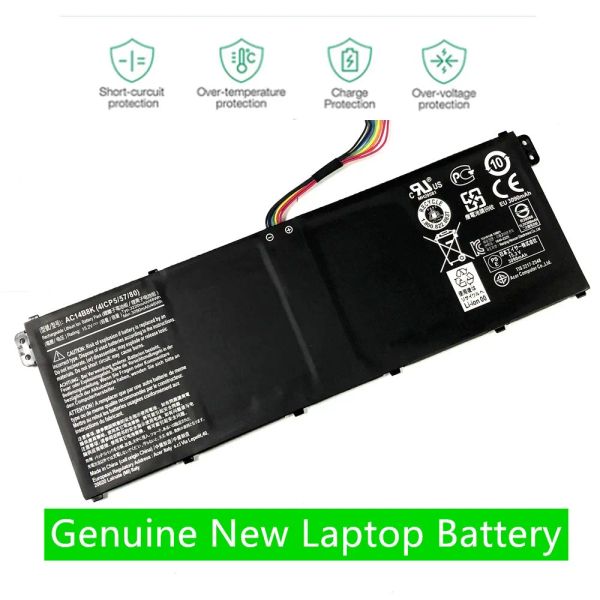 Batterien Onevan New Laptop Battery 4ICP5/57/80 AC14B8K KT.0030G.004 KT.0040G.004 Für ACER E3111 ES1711C1WA R3131TC1TR C810 C910