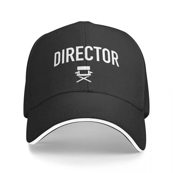 Regisseur Film Crew Stuhl Shirt für Kino Filmliebhaber Buffs Baseball Cap Wild Ball Hat Geburtstag Ladies Mens 240410