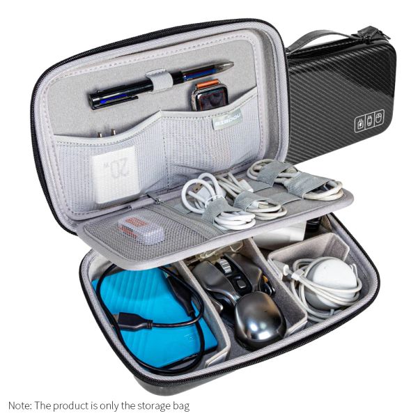 Taschen Hard Eva Digital Storage Bag Maus/Festplatten/USB -Laufwerke/Uhren/Ladegeräte/Datenkabel/Stiftkasten tragbare Tragetasche