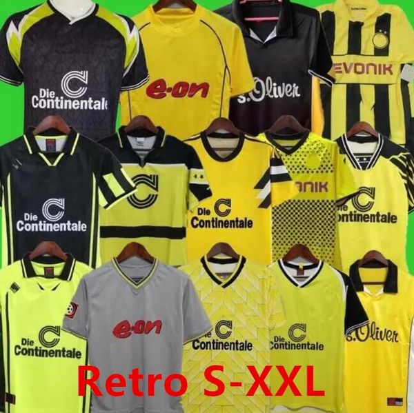 Dortmund Retro Sobcer Jerseys 1988 1989 1994 1995 1996 1997 1998 2000 2001 2011 2012 2013 Винтажная футбольная рубашка REUS Borussia Moller 88 89 94 95 96 97 98 99 00 01 02 11 12 12 12 12 12 12 12 12 12 12 12