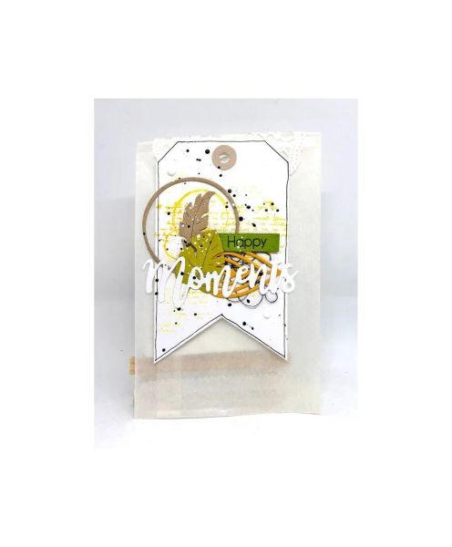 Fransızca Sözler Scrapbooking Craft Die Cut Card Yapma Kabartma Şablon Albüm Fotoğraf