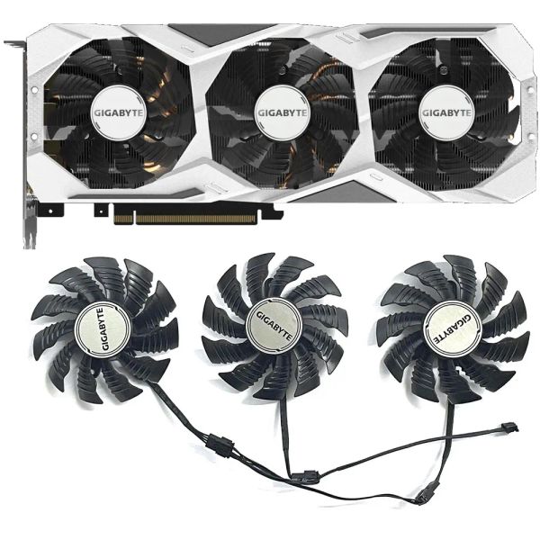 Подушки Новый 82 -мм T128015SU DC 12V 0,5A 4PIN RTX2080 COOLER для GIGABYTE GEFORCE RTX 2070 2080 Super RTX2070 RTX2080 Графический вентилятор.