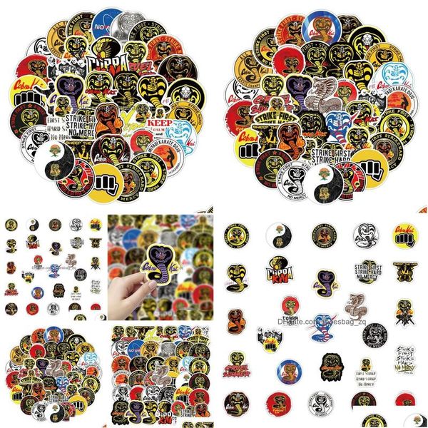 Kinder Spielzeugaufkleber 50pcs/Los Kai Aufkleber Iti Skateboardauto Motorradfahrradabziehbilder Großhandel Drop Lieferung Spielzeug Geschenke GAG DH4RH