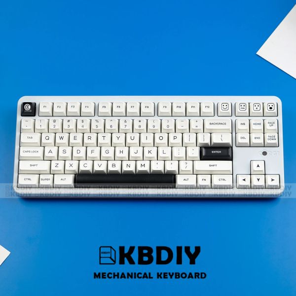 Acessórios kbdiy gmk bow keycap pbt tiro duplo keycaps sa de perfil tais de perfil set iso enter 7u barra de espaço para teclado mecânico de diy personalizado