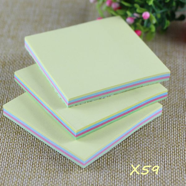 10pcs 80Spages/Set Kawaii Sticky Notes Stationery Store Mini Memo Pads Schulbürovorräte süße farbenfrohe Nachricht Pad