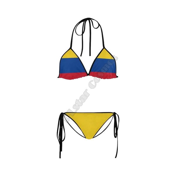Bandiera Argentina Bikini in 2 pezzi Bikini 3D Stampato Summer Women Bikini femminile da bagno Sexy Swimsuit Bikini Sets