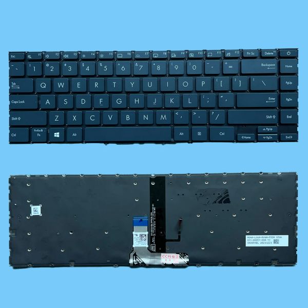 Tastaturen UM425 US Latin Tastatur für Asus Zenbook 14 UM425I UM425IA Um425qa UX425 UX425J UX425JA UX425E UX425EA U4700 Backlit SN3591BL
