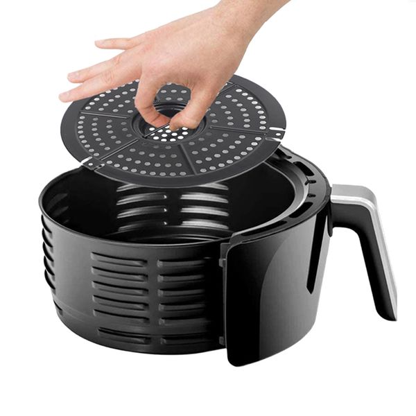 Air Fryer Basket Substitui Grill Air Pan para Power Dash Chefman Air Fryer Peças Crisper Plate Airfryer Acessórios Dropship