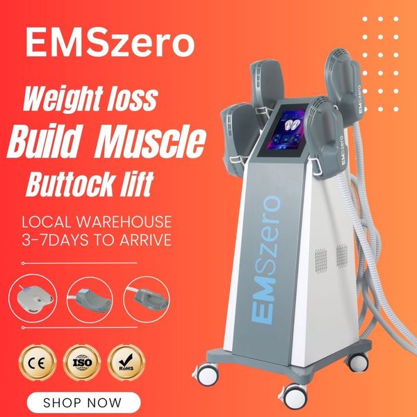 Neo ems escultura rf emslim máquina 6500w Hi-em-emszero para corpo gordo de corpo de emagrecimento pélvico