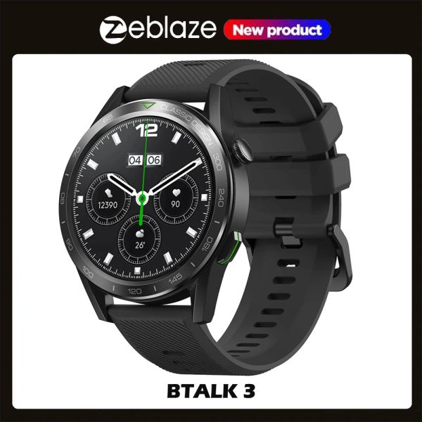 Uhren Zeblaze Btalk 3 Smart Watch IPS HD Screen 100+ Sportmodi Health Monitor Fitness Tracker Bluetooth Call SmartWatch Männer Frauen Frauen