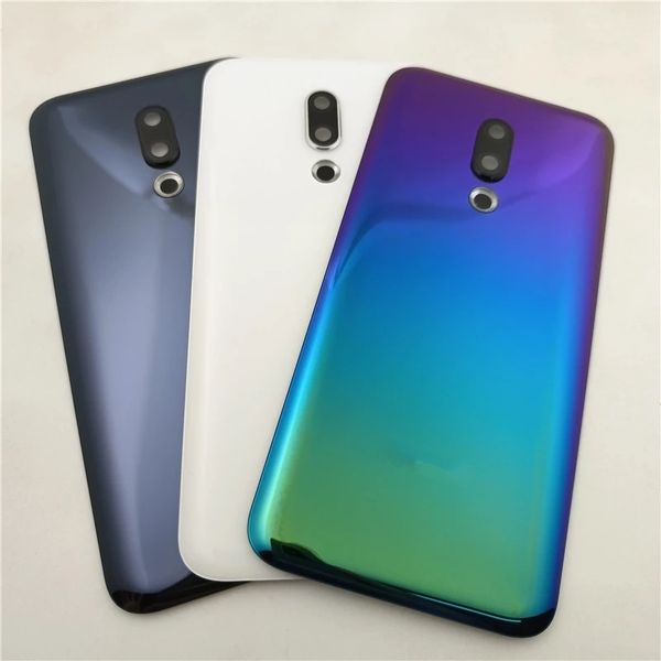 Meizu için 16. M882Q Cam Geri Pil Kapağı Meizu için Kamera Çerçevesi Lensi ile Konut Kapısı Arka Kasa 16. Pil Kapağı