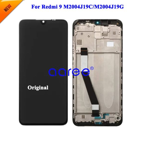 LCD Ekran Xiaomi için Orijinal Redmi 9 LCD REDMI 9A 9C LCD Ekran LCD Ekran Dokunmatik Düzenleyici Montajı