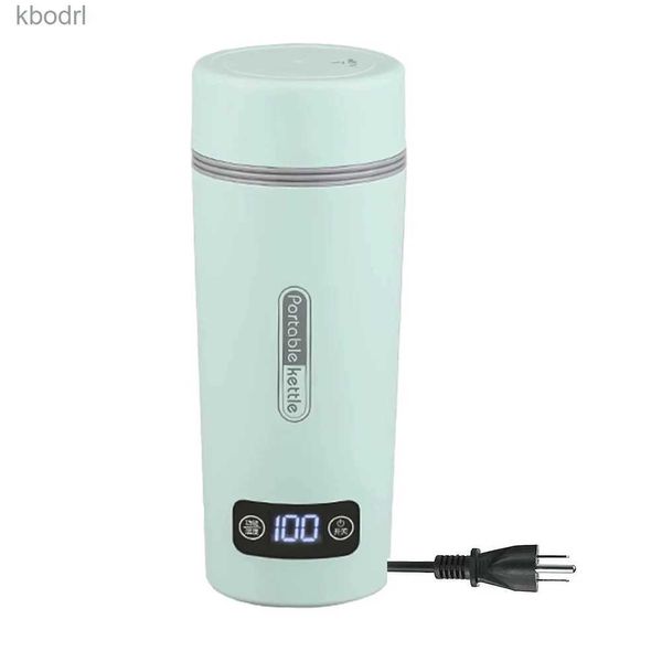 Elektrische Kessel 350 ml Elektrischer erhitzter Wasserbecher mit 4 Temperaturkontrollen 110 V/220 V tragbare Touch -Reise -Teekanne für das kochende YQ240410