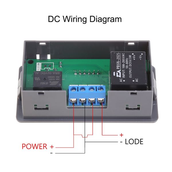 Praktisches Verzögerungsrelaismodul mit LCD -Anzeige DC 5V 12V 24V Digital Timer Cycle Dely Control Switch Modul AC 110V 220 V