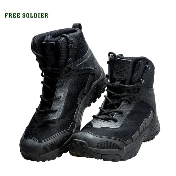 Stiefel kostenlos Soldier Outdoor Sport Wanderwanderung Taktische Militärmänner Stiefel tränenresistente Schuhe zum Klettern Camping