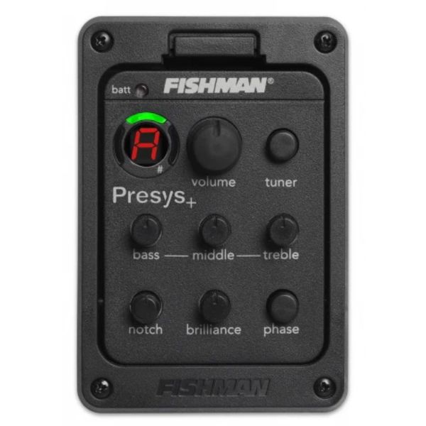 Gitarren -Pickups Fishman Presys + Vorverstärker 201 EQ Tuner Piezo Pickup Equalizer System Akustik Gitarren -Pickup