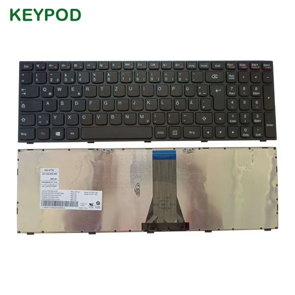 Keyboards Neues Deutschland für Lenovo G50 G5070 G5070AT B5030 B5070 B5080 Z50 Z7080 Nobacklight Black Notebook Laptop -Tastatur