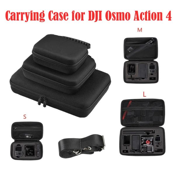 Accessori Custodia per la custodia DJI Osmo Azione 4 SCHEDA DELLA CAMERA HARD W SHOCK CINGOLO EVA BAGNO DI EVA DJI AZIONE 4 Custodia per l'accessorio