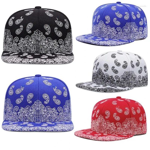 Ball Caps 2024 Fashion West Coast Acrondati Flower Printing Cap Snapback Sun Sun Men Woman Baseball Hat Regolable