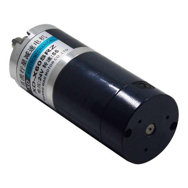 60 mm DC Planetary Getriebemotor 12 V 24 -V -Motor mit niedriger Geschwindigkeit 50W Einstellbarer Geschwindigkeit CW CCW