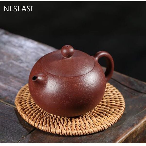 Yixing Classic Tea Pot Purple Clay Xishi Filter Teapot Beauty Kessel Rohes Erz handgefertigtes Tee -Set Authentische Krawatte Guanyin Puer 170ml
