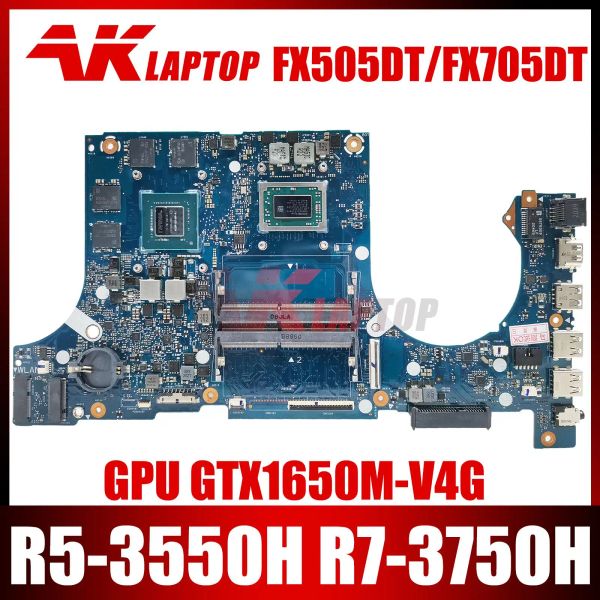 Motherboard fx505dt fx705dt placa -mãe gtx1650m r53550h r73750h para asus fx95dt fx95d fx505d fx505dd fx705d placa -mãe