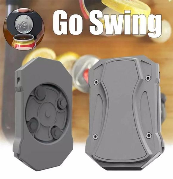 Go Swing Topless Universal Can Opener am einfachsten Dose Opener montiertes Bar Bierglasflaschen Kappe Opener Küche Werkzeugflasche Opener3203576