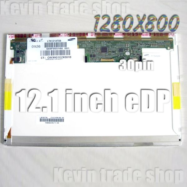 Schermata Spedizione gratuita HV121WX5121 HV121WX5120 LTN121AT08 LP121WX3TPB1 B121EW09 V.4 per HP 2540p Laptop LCD Schermata 30pin EDP 1280*800