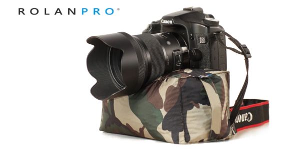 Bolsas Rolanpro Mini Saco de feijão leve para fotografia Bolsa de camuflagem Macro Saco de feijão para fotografia ao ar livre