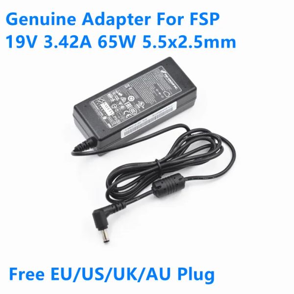 Adattatore autentico 19v 3.42a 65w fsp fsp065rebn2 fsp065reb fsp065rec fsp065recn2 adattatore AC per ASUS X555U Medion E6232 Caricatore del laptop